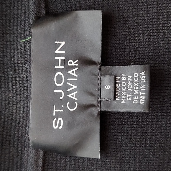 Vintage St. John Caviar sweater jacket - Picture 4 of 4